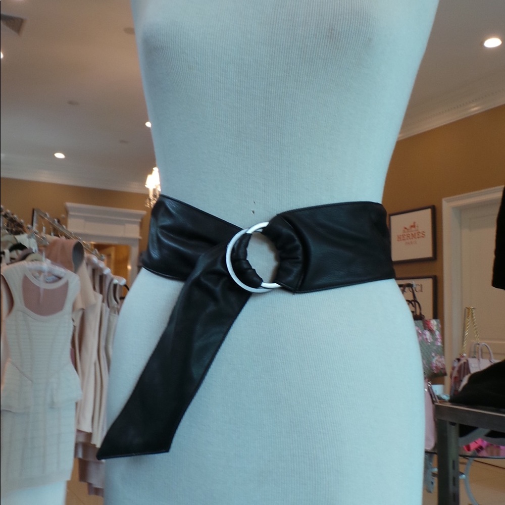 Thick Black Belt
